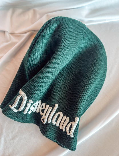 3D Puff Embroidery Disneyland Skull Beanie