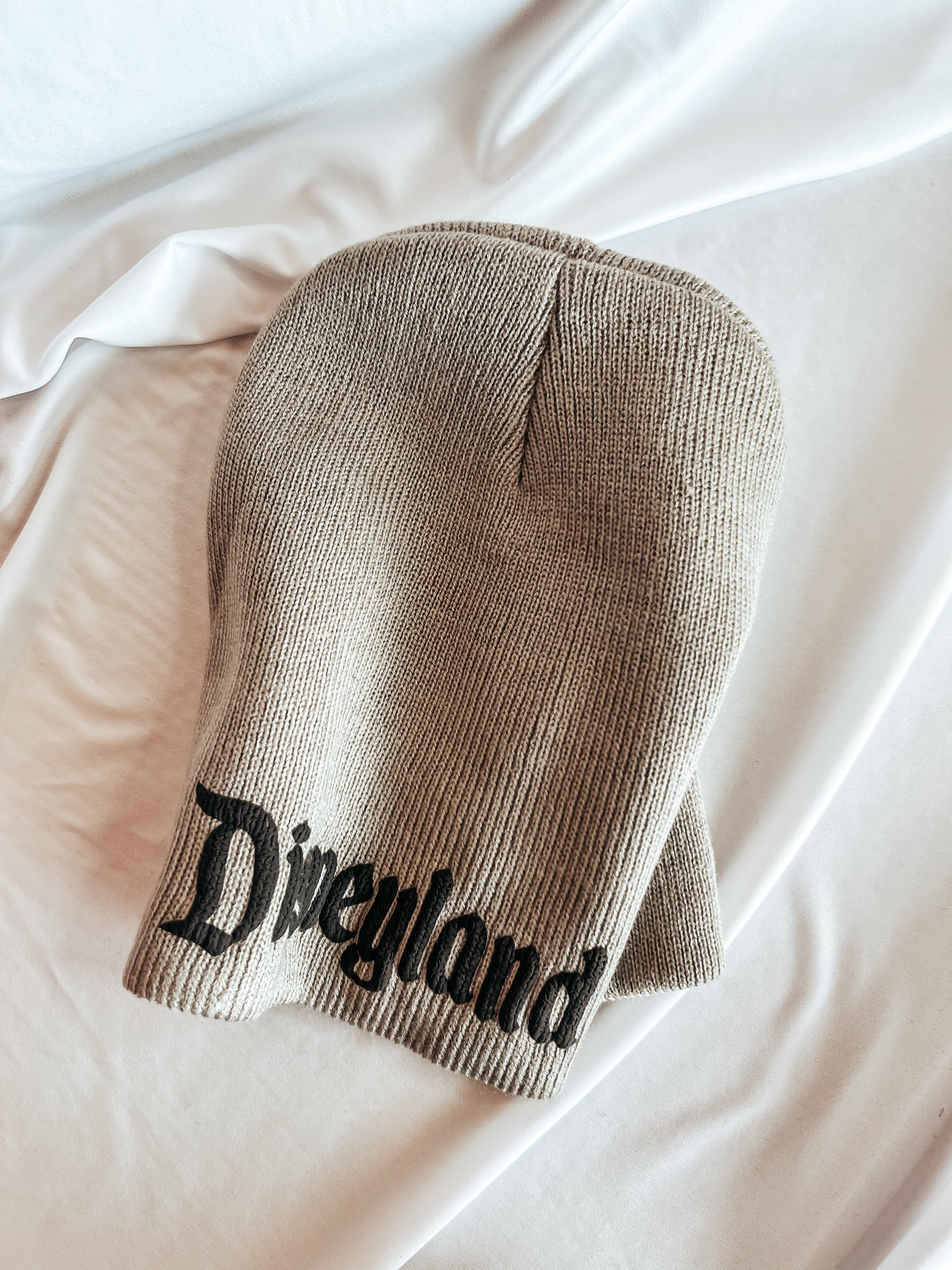 3D Puff Embroidery Disneyland Skull Beanie