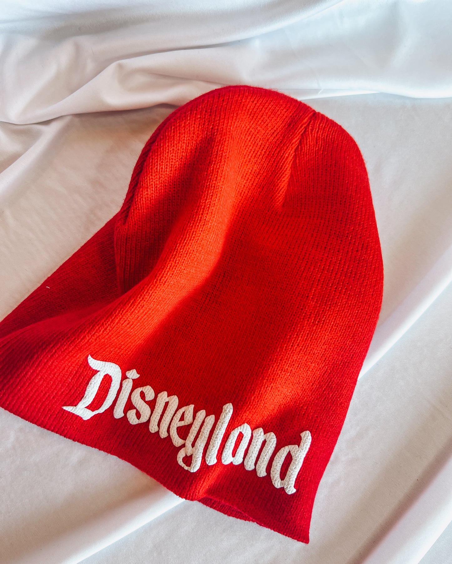 3D Puff Embroidery Disneyland Skull Beanie