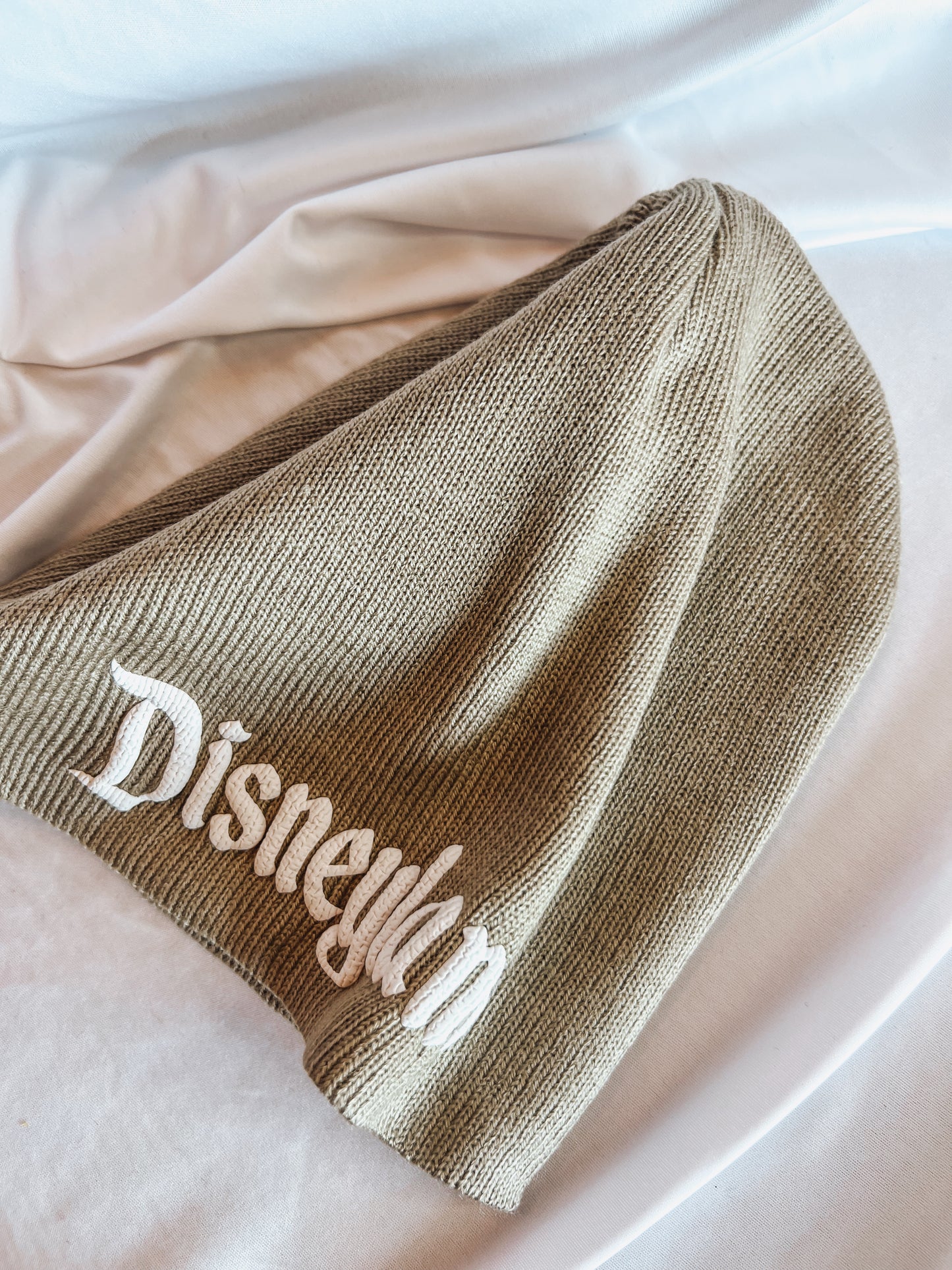 3D Puff Embroidery Disneyland Skull Beanie