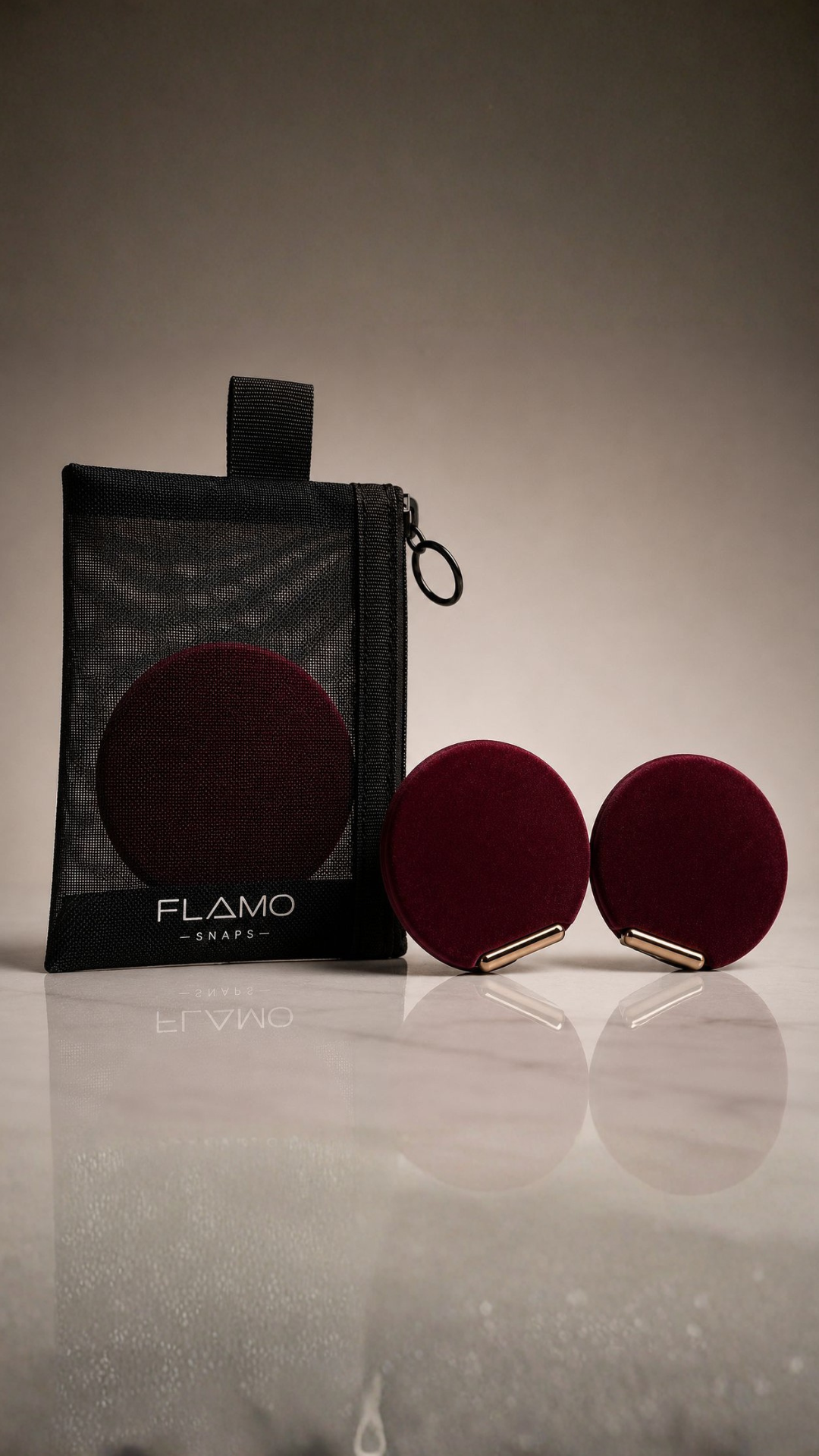 FLAMO VINO NOIR SNAPS magnetic snap ears product image 3